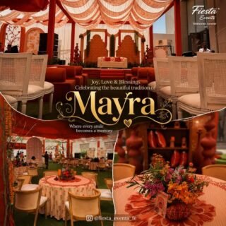 Presenting this beautifully curated Mayra Ceremony setup, where timeless traditions meet luxurious décor. Every fabric, floral arrangement, and handcrafted element was designed to create an unforgettable celebration.
Because every celebration deserves a story worth remembering. 🌼🧡

📍 Event Styling by Fiesta Events.

📲 DM us or WhatsApp: 6350044398

#Mayra #MayraCeremony#luxurywedding
#eventplanner #udaipurwedding